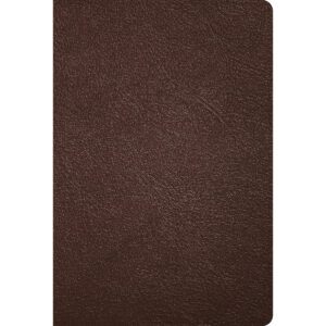 Holman KJV Large Print Thinline Bible, Holman Handcrafted Collection, Brown Premium Goatskin