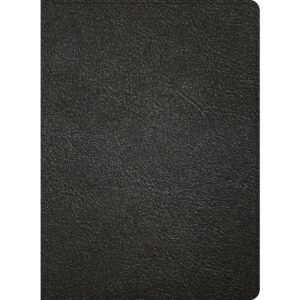 Holman CSB Pastor’s Bible, Verse-by-Verse Edition, Holman Handcrafted Collection, Black Premium Goatskin