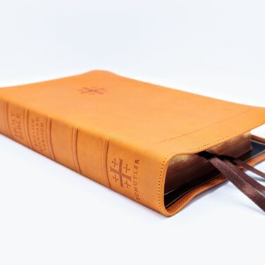 Schuyler Stridon ESV, Full Yapp Tuscany Calfskin Bible
