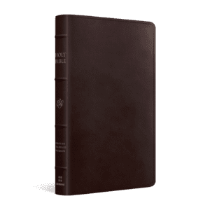 Crossway ESV Heirloom Bible, Omega Edition, Wellington Leather, Brown