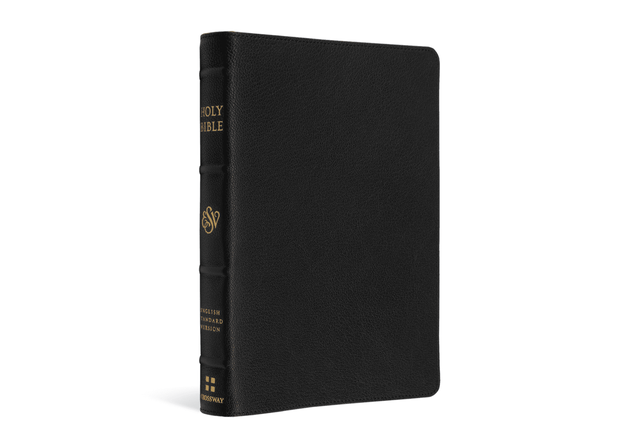 Crossway ESV Heirloom Bible, Alpha Edition Goatskin, Black ...