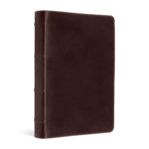 Crossway ESV Heirloom Bible, Alpha Edition Wellington Leather, Brown