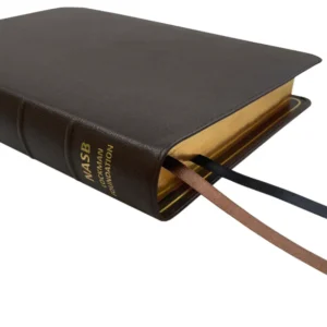 Lockman NASB 2020 Prime Side-Column Reference Brown Goatskin Bible