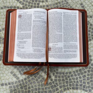 Schuyler Quentel ESV, Full Yapp Siena Calfskin Bible