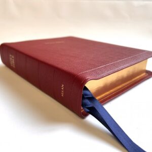 Allan KJV Brevier Clarendon Wide Margin, Red Goatskin Edition Bible