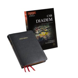 CSB Diadem Reference Edition, Black Calfskin Leather, Red-Letter Text