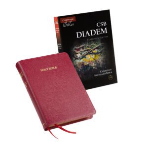 CSB Diadem Reference Edition, Red Calf Split Leather, Red-Letter Text