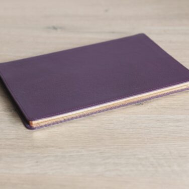 Schuyler Journal Dark Purple Goatskin