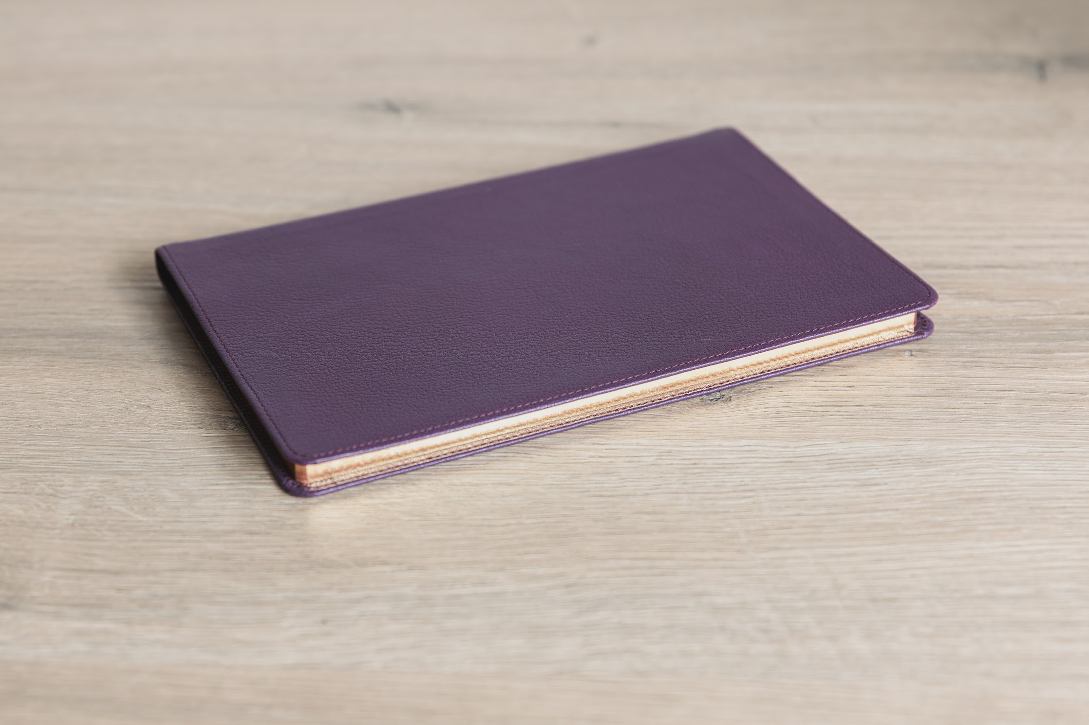 Schuyler Journal Dark Purple Goatskin