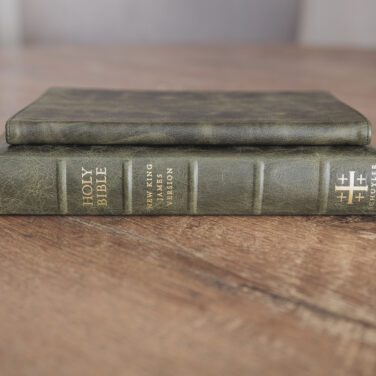 Schuyler Journal Olive Green Calfskin