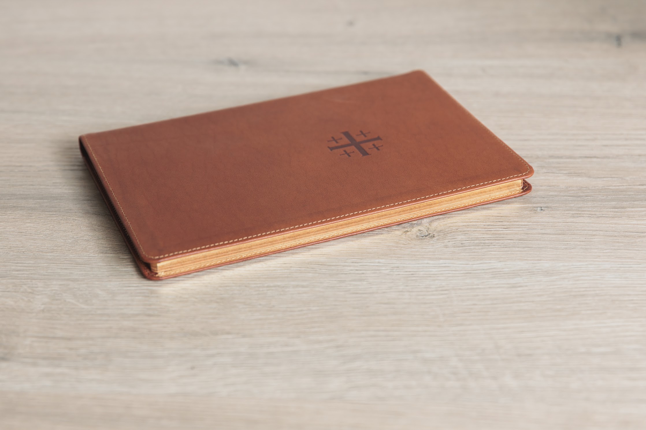 Schuyler Journal Saddle Brown Calfskin
