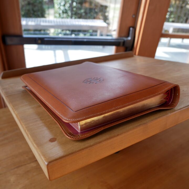 Schuyler Quentel NLT Full Yapp Saddle Brown Calfskin Bible