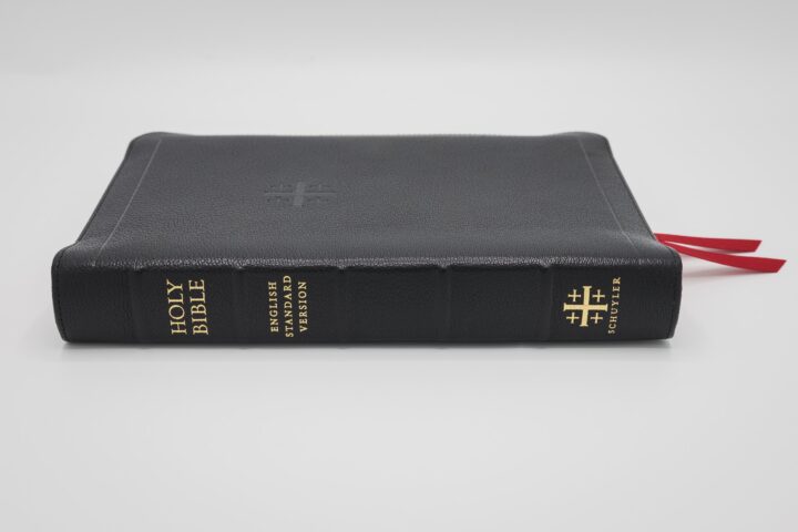 Schuyler Personal Size Quentel ESV, Full Yapp Black Goatskin Bible - Image 6