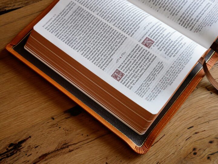 Schuyler Personal Size Quentel ESV, Full Yapp Tuscany Calfskin Bible - Image 8