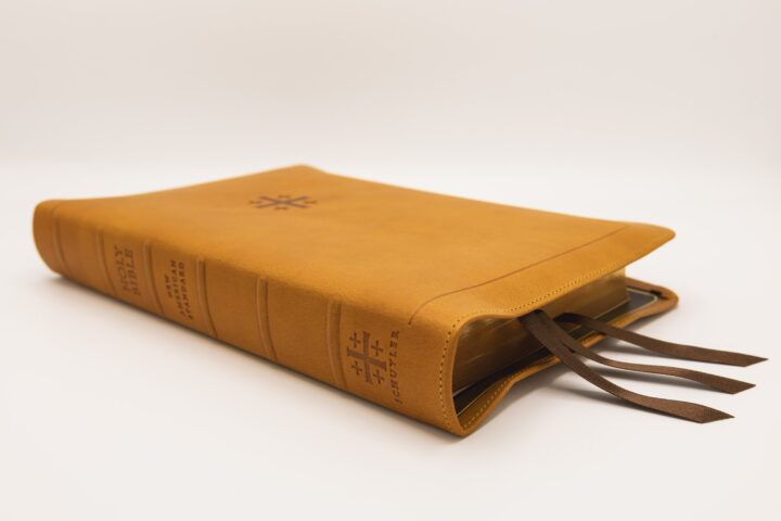 Schuyler Stridon NASB, Full Yapp Tuscany Calfskin Bible – PREORDER