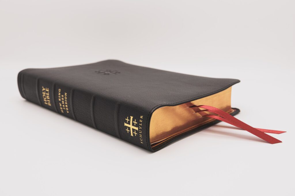 Schuyler Stridon NKJV, Black Goatskin Bible