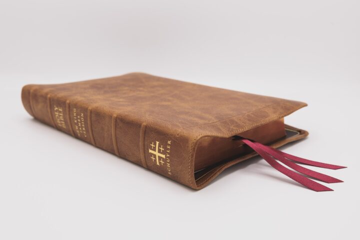 Schuyler Stridon NKJV, Desert Camel Calfskin Bible – PREORDER