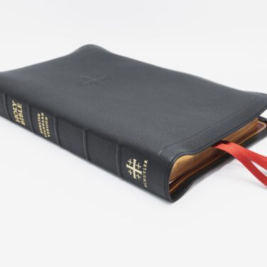 Schuyler Quentel ESV, Black Goatskin Bible – PREORDER