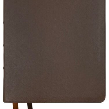 Lockman NASB 1995 Prime Side-Column Reference Bible, Brown Goatskin Leather