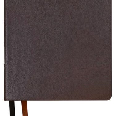 Lockman NASB 1995 Prime Large Print Ultrathin Reference Bible, Brown Goatskin Leather