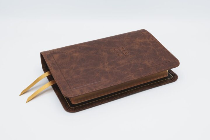 Schuyler Personal Size Quentel NIV, Full Yapp Chestnut Calfskin Bible – PREORDER - Image 3