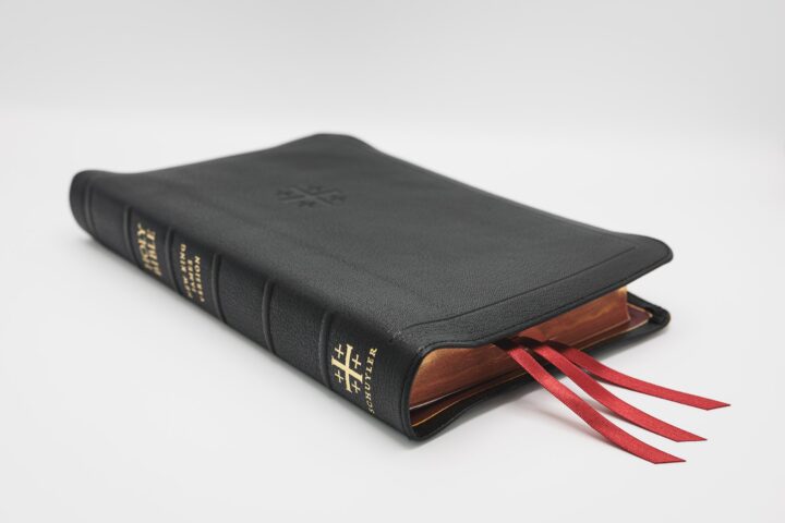 Schuyler Quentel NKJV, Full Yapp Black Goatskin Bible – PREORDER