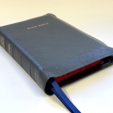 Allan KJV 53C Longprimer Dark Grey Highland Goatskin Bible - Speckled Page Edges FIRST EDITION