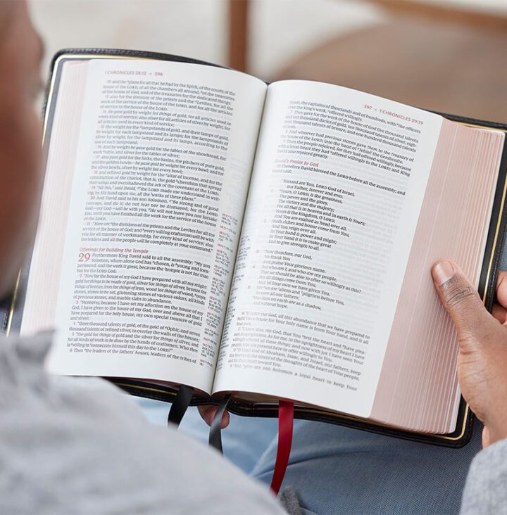 Nelson NKJV Single-Column Verse-by-Verse Reference Bible, Black Goatskin - Image 6