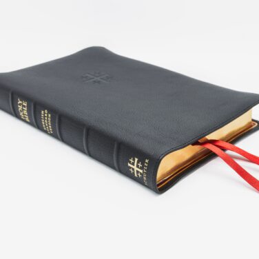 Schuyler Quentel ESV, Black Goatskin Bible – PREORDER