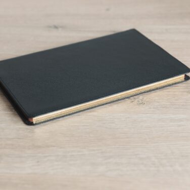 Schuyler Journal Black Goatskin