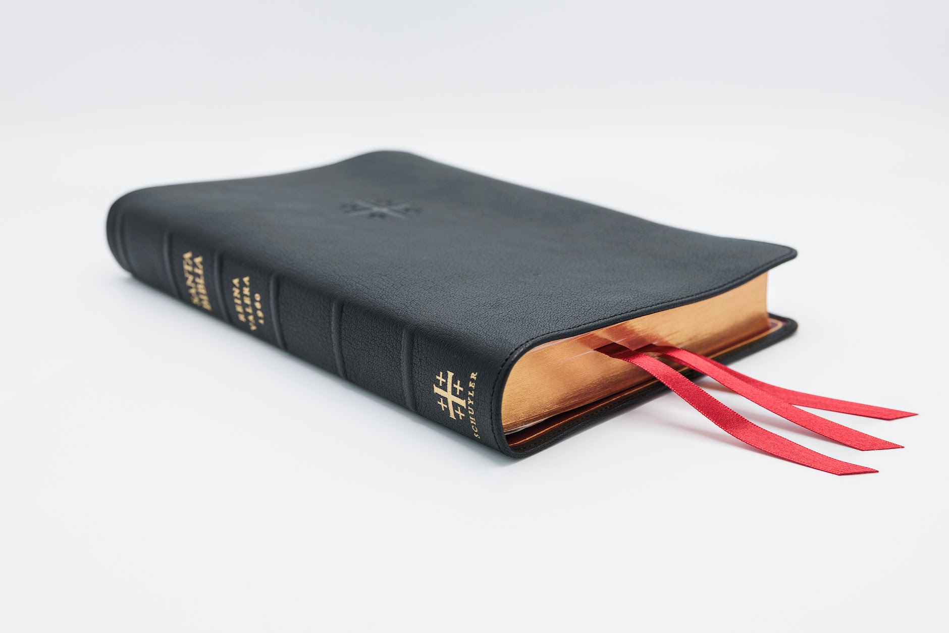 Schuyler Casiodoro RVR60, Cuero De Cabra Negro Biblia