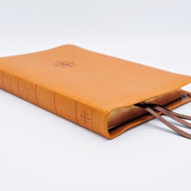 IMPERFECT T36: Schuyler Casiodoro RVR60, Full Yapp Cuero de Becerro Color Toscana Biblia