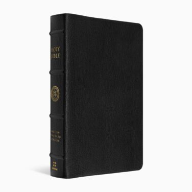 Crossway ESV Heirloom Bible, Veritas: Single Column Edition, Black Goatskin