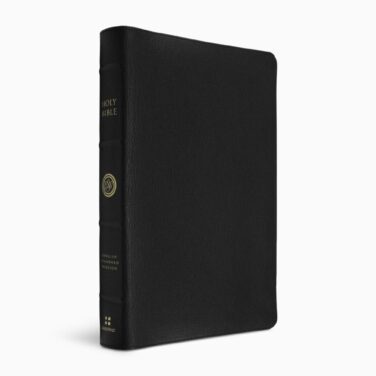 Crossway ESV Heirloom Bible, Gloria Dei: Single Column Edition, Full Yapp Black Goatskin