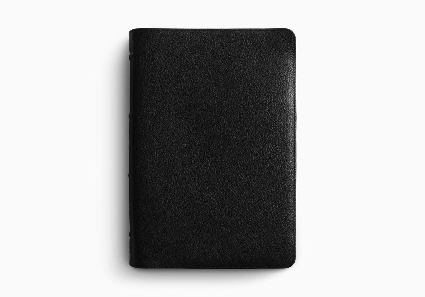 Crossway ESV Heirloom Bible, Veritas: Single Column Edition, Black Goatskin - Image 2