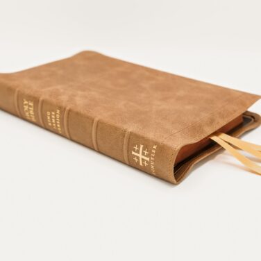 Schuyler Canterbury KJV, Full Yapp Sandstone Calfskin Bible