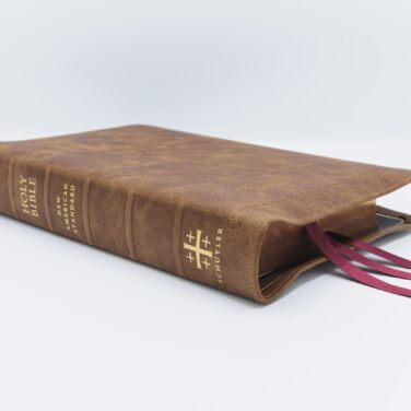 Schuyler Quentel NASB, Full Yapp Desert Camel Calfskin Bible