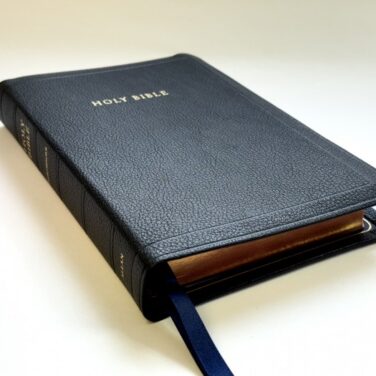 Allan KJV 44 Longprimer Thinline Black Goatskin Bible
