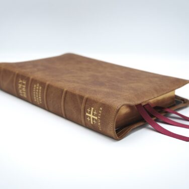 Schuyler Treveris ESV, Full Yapp Desert Camel Calfskin Bible