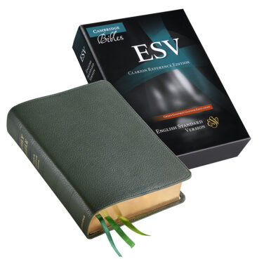 Cambridge ESV Clarion Reference Bible, Dark Green Goatskin Leather