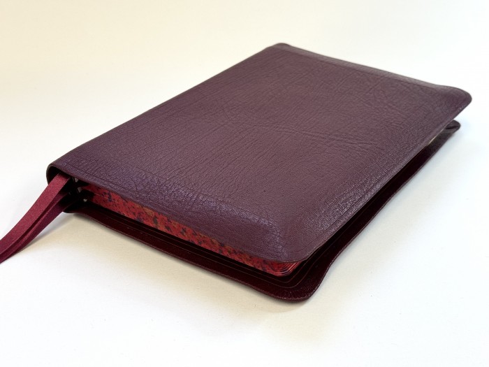 Allan NIV Proclamation Edition Burgundy Highland Goatskin Bible - Speckled Edges FIRST EDITION - Image 4