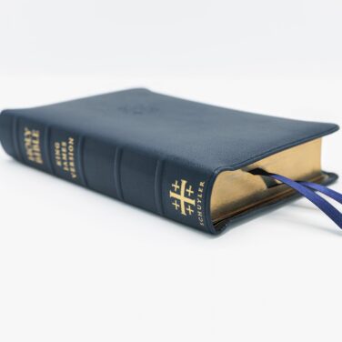 Schuyler Personal Size Canterbury KJV, Imperial Blue Goatskin Bible &ndash; PREORDER