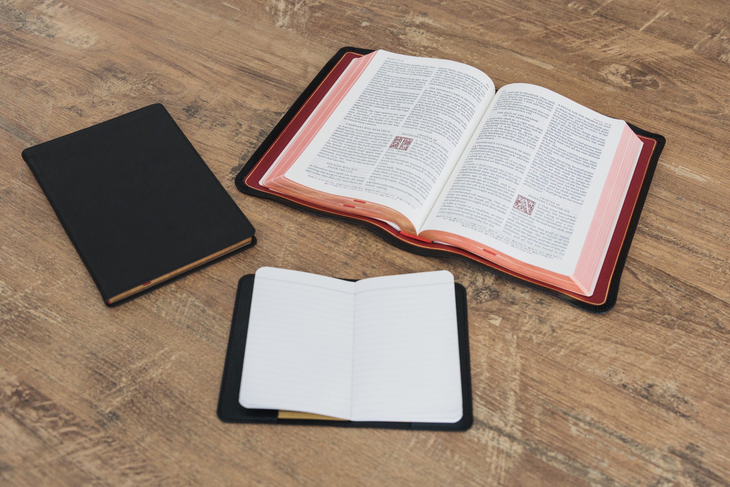 Schuyler Pocket Journal Black Goatskin – PREORDER - Image 3