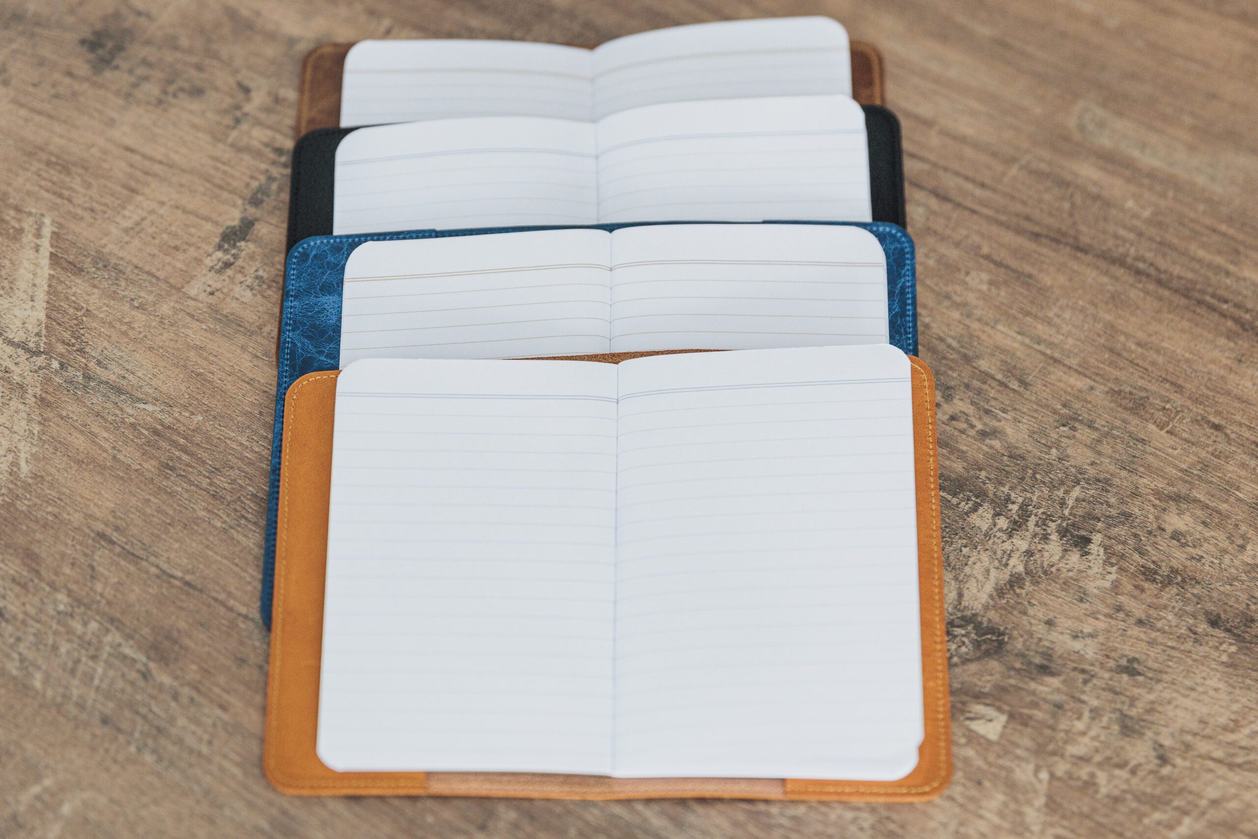 Schuyler Pocket Journal Black Goatskin - Image 4