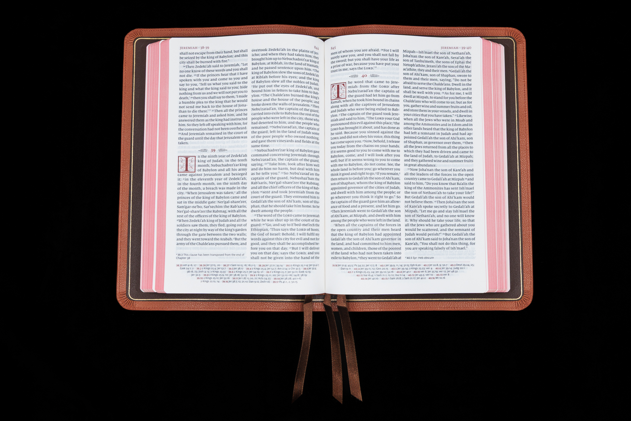 Schuyler Quentel RSV <em>with Apocrypha</em>, Full Yapp British Tan Goatskin Bible – PREORDER - Image 3