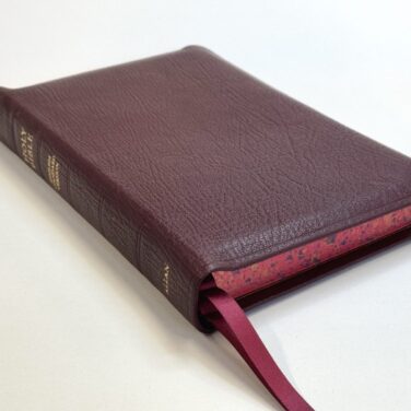 Allan ESV New Classic Readers Edition Burgundy Highland Goatskin - Speckled Edges FIRST EDITION Bible