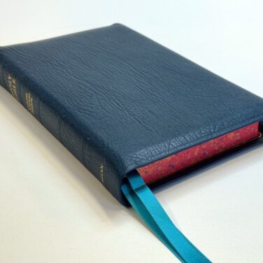 Allan ESV New Classic Readers Edition Dark Teal Blue Highland Goatskin - Speckled Edges FIRST EDITION Bible