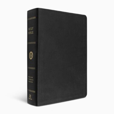 Crossway ESV Super Giant Print Bible, Genuine Leather, Black