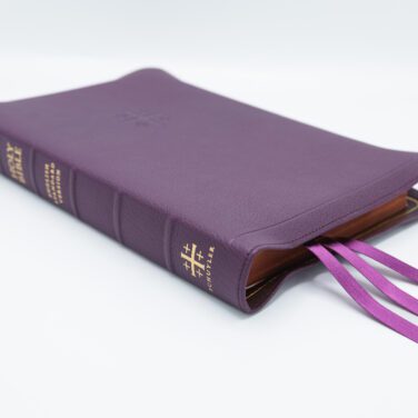 Schuyler Quentel ESV, Full Yapp Dark Purple Goatskin Bible &ndash; PREORDER