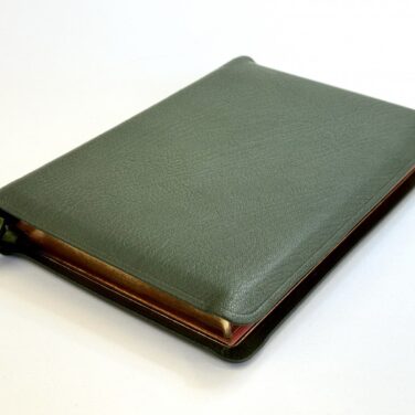 Allan ESV New Classic Readers Edition Olive Green Highland Goatskin FIRST EDITION Bible
